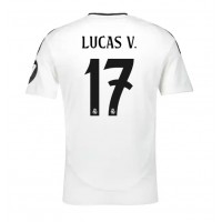 Billiga Real Madrid Lucas Vazquez #17 Hemma fotbollskläder 2024-25 Kortärmad